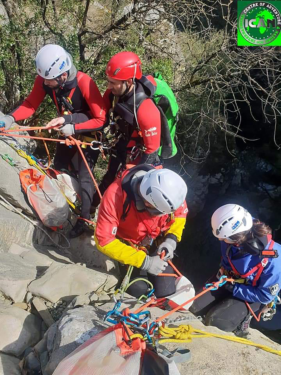 CANYONING / ΔΙΑΣΧΙΣΗ ΦΑΡΑΓΓΙΩΝ ΑΥΤΟΝΟΜΩΝ (3,3,III) / SFP1 / ADVANCED LEVEL